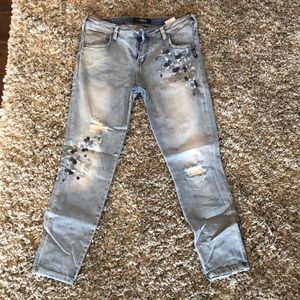 Silver jeans